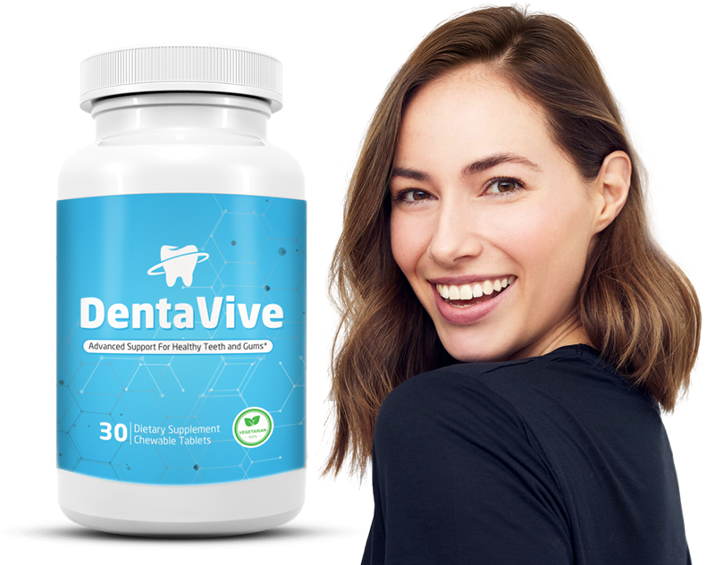 DentaVive Official Supplement Bottle - Teeth & Gum Health